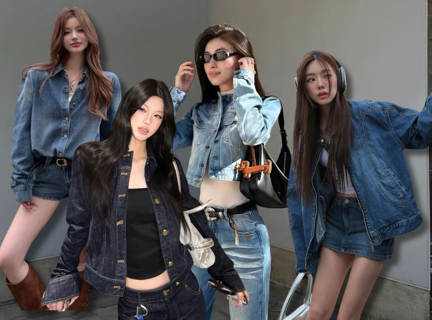 Cách phối set đồ denim vừa chất vừa dễ ứng dụng