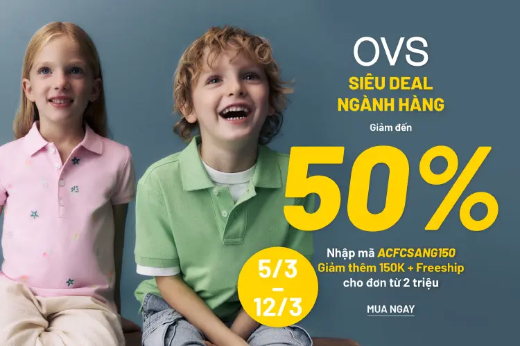 Săn ngay khuyến mãi hot từ ACFC Siêu deal ngành hàng - Giảm đến 50% + Extra