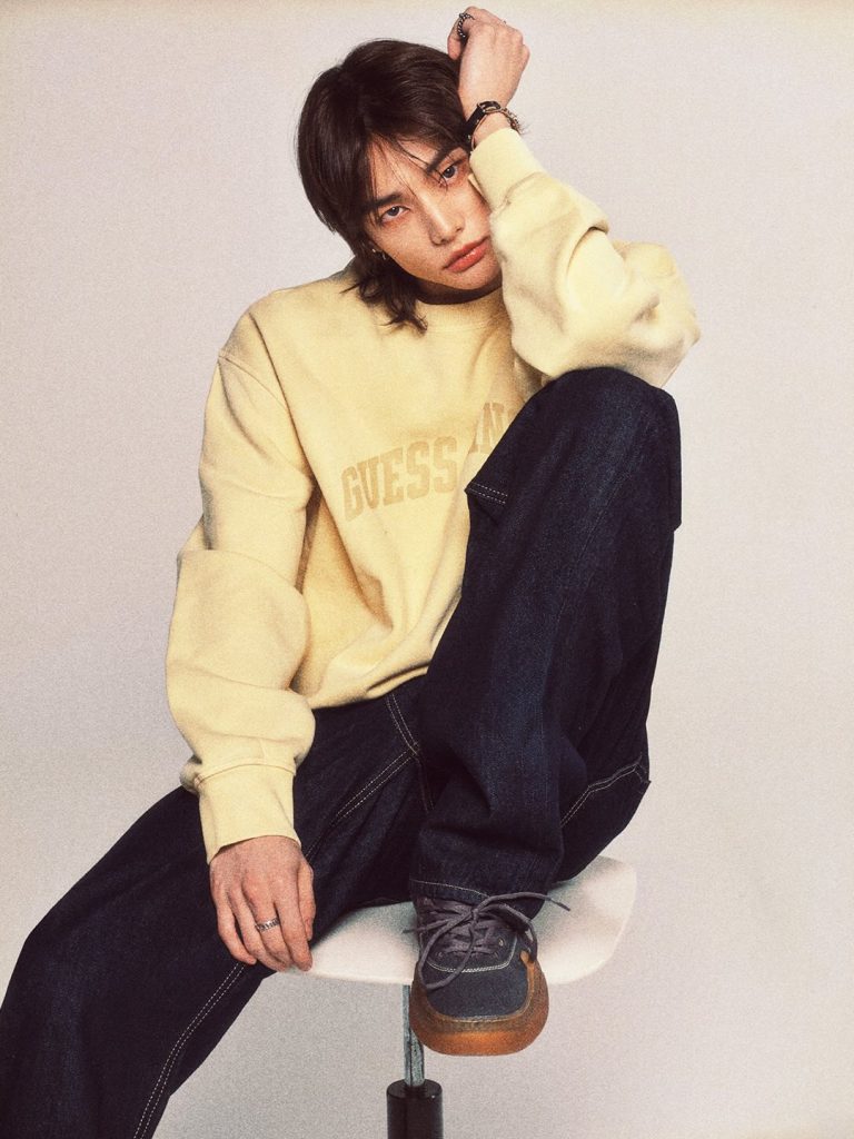 Hyunjin (Stray Kids) - Tân đại sứ toàn cầu Guess Men. Ảnh: Guess.