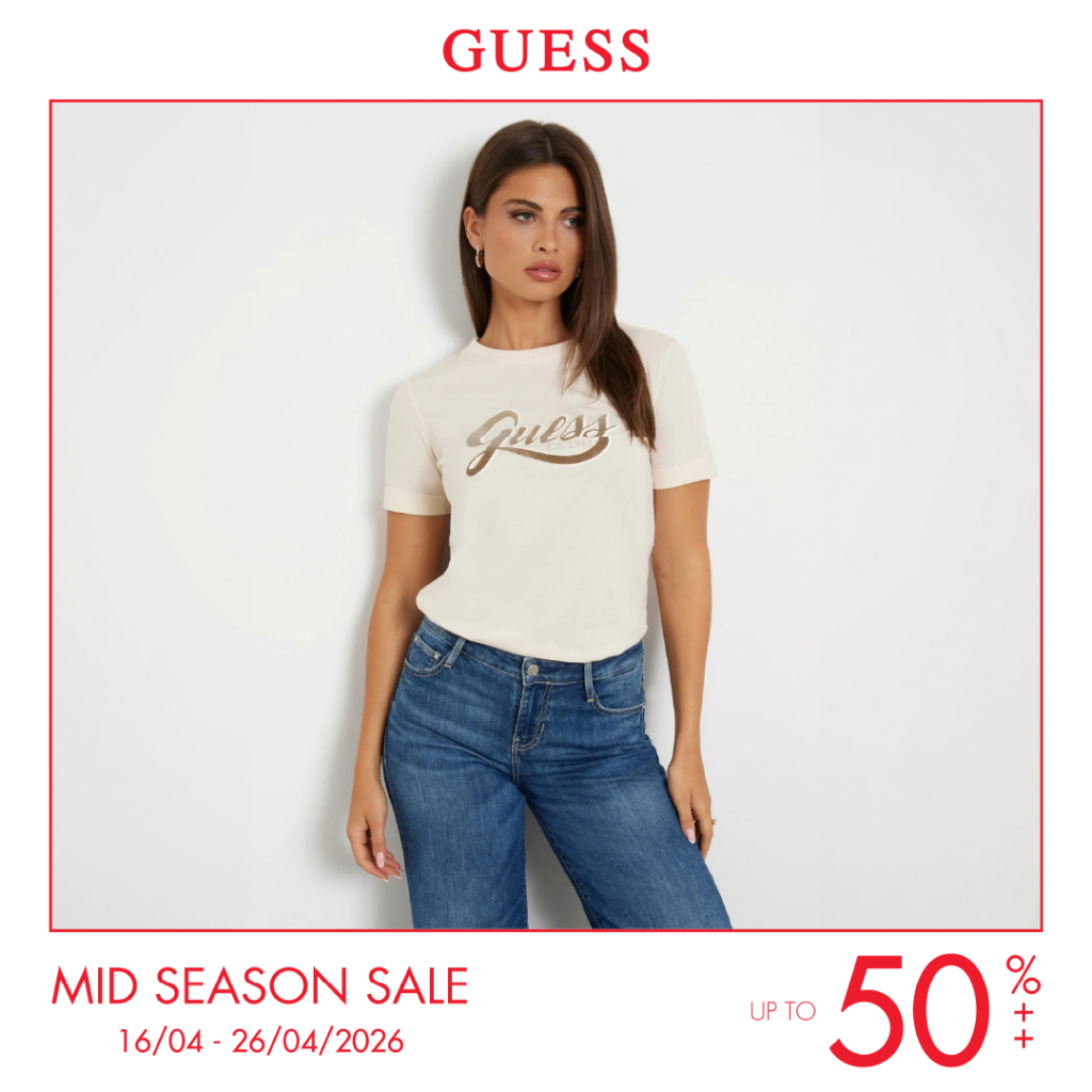 GUESS ƯU ĐÃI HẤP DẪN GIỮA MÙA, GIẢM LÊN ĐẾN 50%++