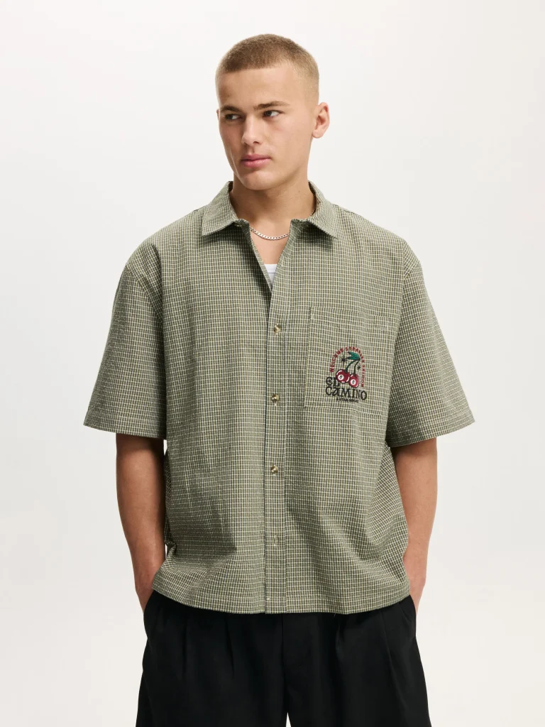 sơ mi nam cotton on