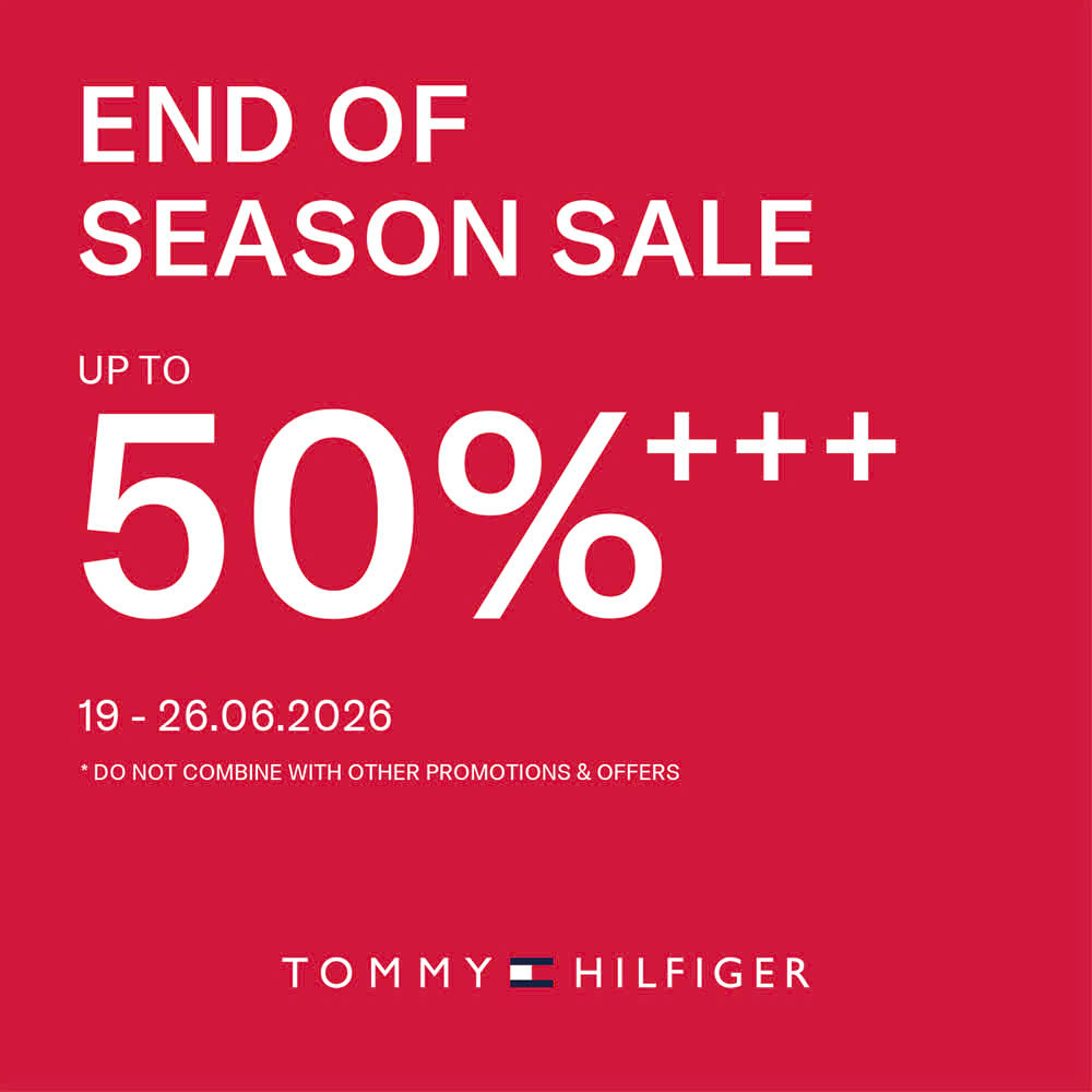 TOMMY HILFIGER END OF SEASON SALE UP TO 50%+++