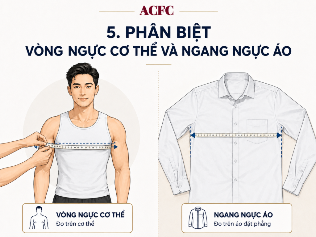 Cách Đo Vòng Ngực Nam Chính Xác Tại Nhà: Hướng Dẫn Từng Bước