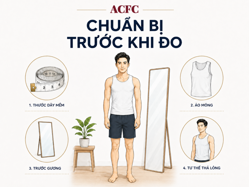 Cách Đo Vòng Ngực Nam Chính Xác Tại Nhà: Hướng Dẫn Từng Bước
